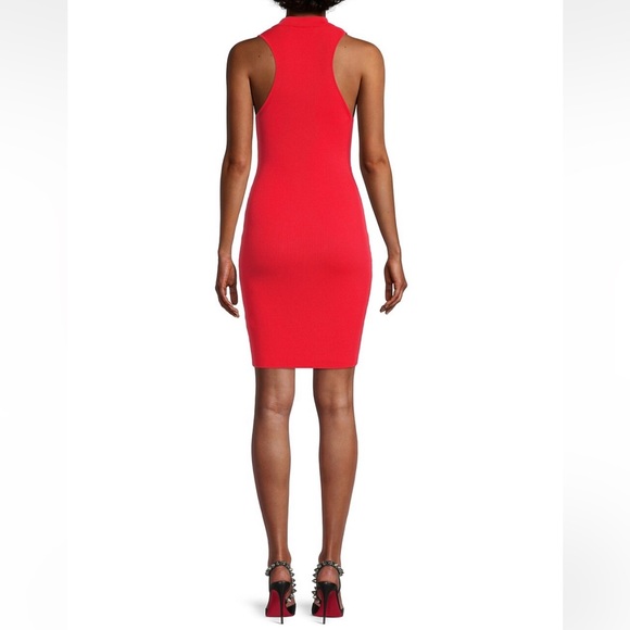 NWT Toccin Henley Ribbed Racerback dress size XS in Poppy Red - Picture 7 of 10